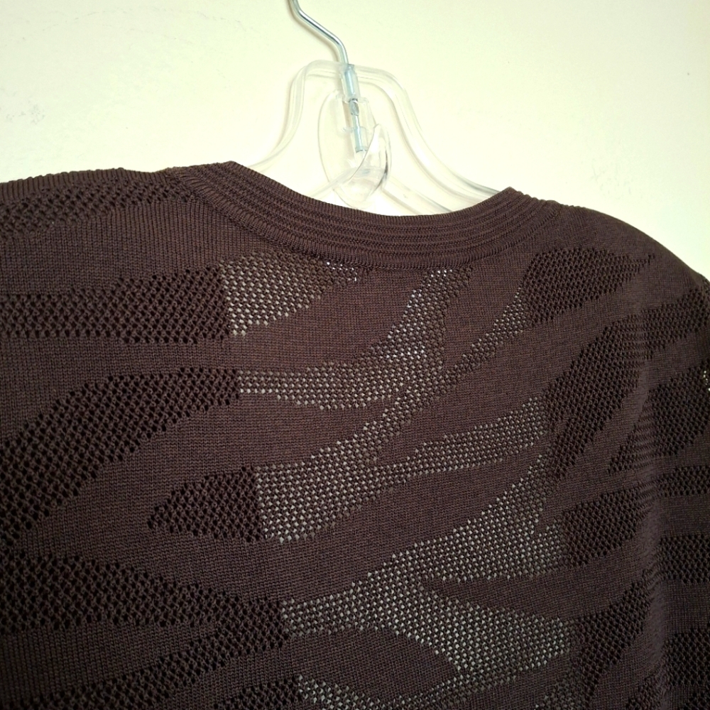 Exclusively Misook Textured Swirl Pattern Knit Ca… - image 7